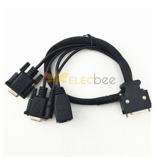 SCSI 26 Pin Male to RJ45 Female cable Assembles Connector with AWG24/26/28/32 20pcs