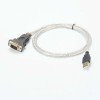 USB 2.0 Male To Serial 9 Pin DB9 Male RS232 Converter Cable 1M