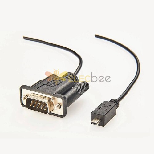 Usb 8 Pin Mini B To DB9 Male Rs232 Cable 1M