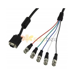 Valueline Cable VGA D-Sub male To 5 BNC male 1.8m