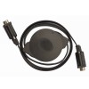 VGA Adapter D-Sub 15 Pin Male to Male Straight Retractable Cable 1meter
