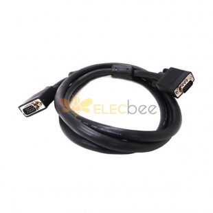 Cable VGA HD15 macho a macho, cable de alta calidad con ferritas para supresión de ruido 1 - 150 pies de largo 20 piezas