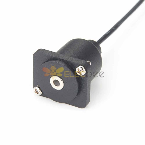 D型3.5mm插孔面板安裝機殼音訊連接器 TRS立體聲面板安裝連接器