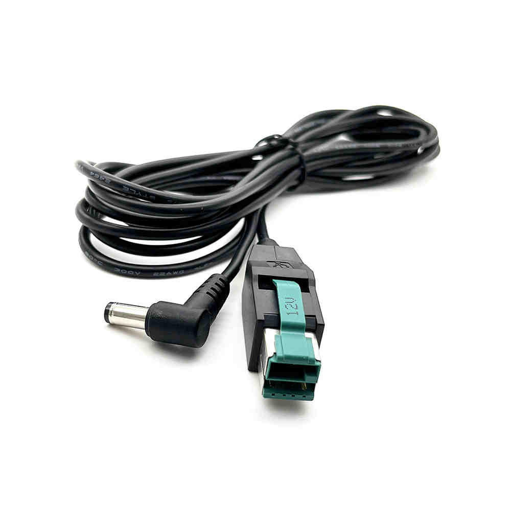 POS CABLE IBM POWER SUPPLY DC5.5 ringht Angle To USB12V 4820 (POWER USB) (41J6817) 1.5meters