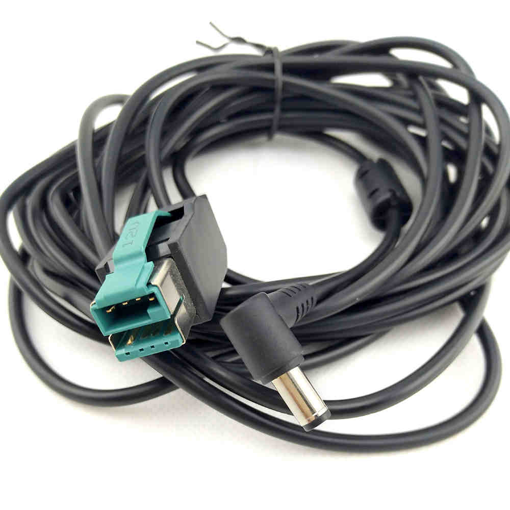 POWER USB 12V para cabo de impressora dobrado DC5.5
