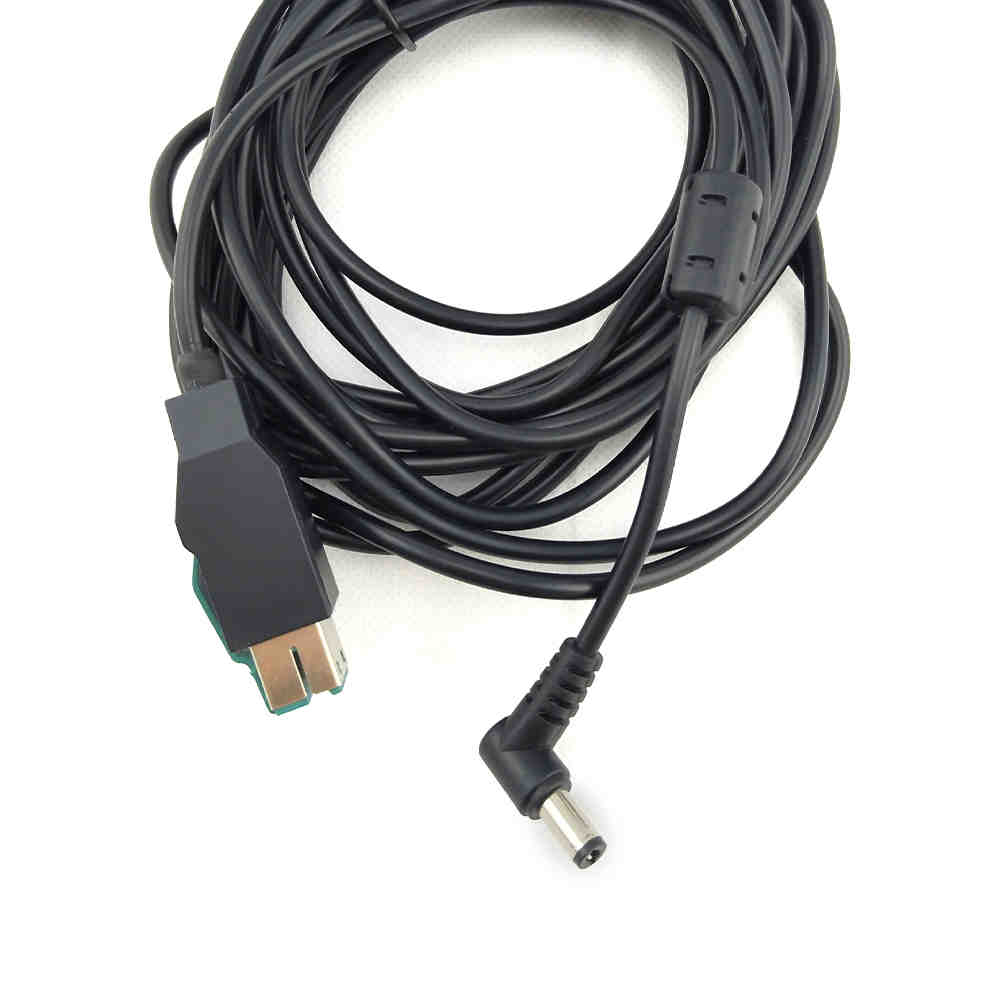전원 USB 12V - DC5.5 구부러진 전원 프린터 케이블