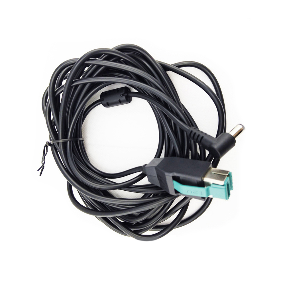 POWER USB 12V to DC5.5 Bent Power Printer Cable
