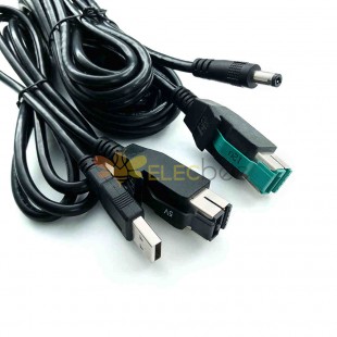 Cable de conexión de datos resistente a interferencias USB 5V 12V 24V para impresora IBM Epson