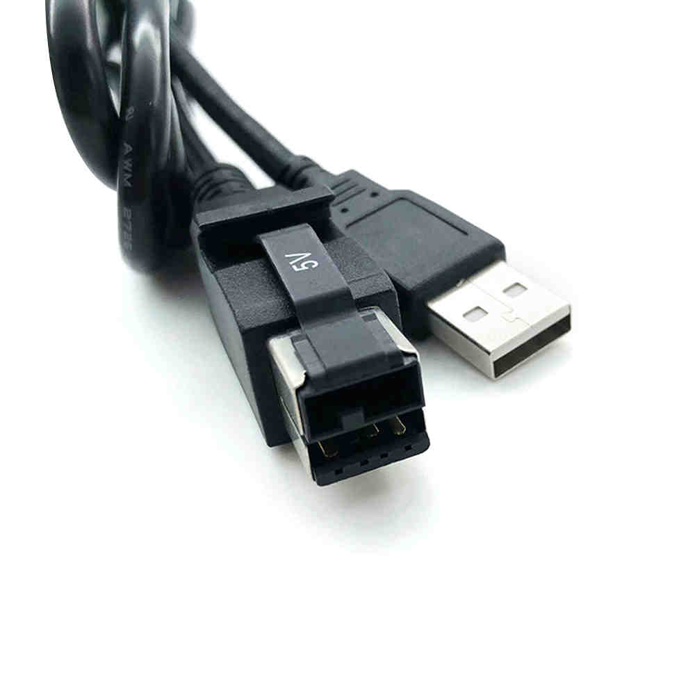 Cavo di collegamento dati resistente alle interferenze USB ALIMENTATO 5 V 12 V 24 V per stampante IBM Epson