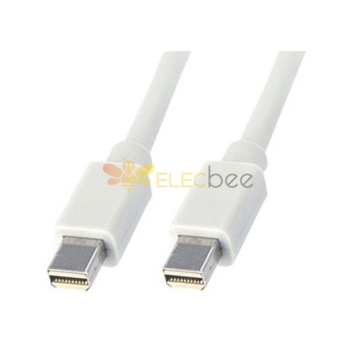 Mini DisplayPort 連接線公轉公直式延長線0.5米