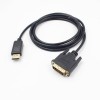 Displayport Male to DVI 24 +1 Pin Male 1080p HD Line Screw Lock Cable Adapter 0.5m