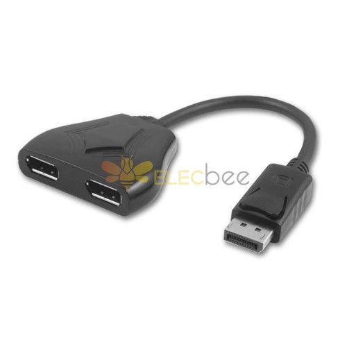 Displayport Splitter Cable Male 1.2a Splitter 4Kx2K to 2xFemale High Quality Adapter Cable 0.5m