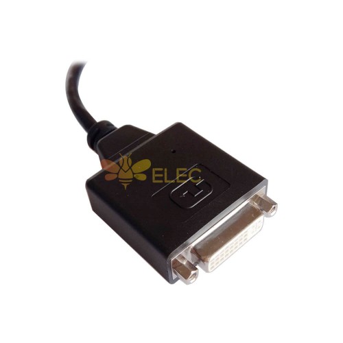 Mini-Display-Port zu DVI Active MDP mit Latch-Stecker auf DVI BuchseAdapter Kabel0.5M