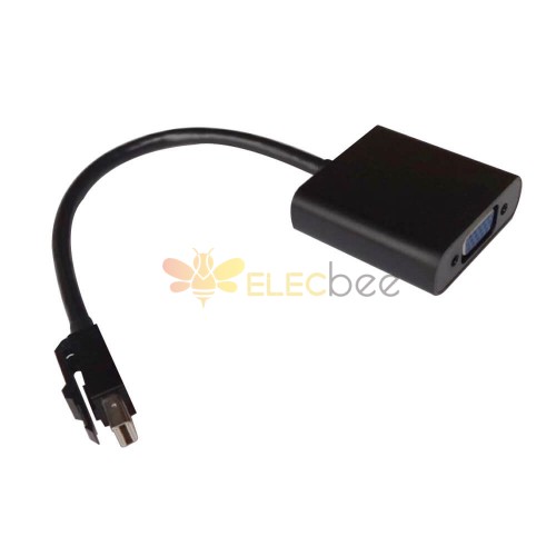 Mini Display Port to VGA Active MDP with Latch Male to VGA Male 0.5MCable