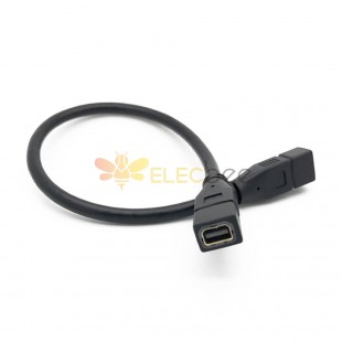 Mini Displayport Female to Female Straight Cable Connector 30cm