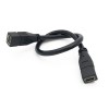 Mini DisplayPort 母頭轉Mini DisplayPort母頭直式延長線30cm