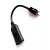 ميني ديسبلايبورت إلى HDMI كابل ذكر مستقيم النشطة البسيطة موانئ دبي مع مزلاج لكابل HDMI الإناث 0.5 M