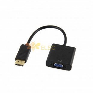 VGA 15Pin Female to Displayport Male Type Adapter Cable 0.5m