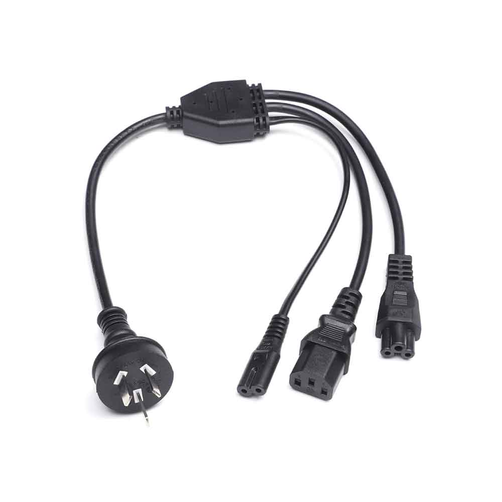 0.75² National Standard 2 pin Three-Way Shoe Dryer Power Cord - Ideal for Dryers and Heaters