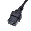 16A German Plug Cord - 1.5² German Male-Female Extension Cord with Waterproof Cover, VDE French Male-Female Head