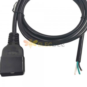 2 pin 2.5² VDE C19/C20 Male-Female Power Cord - European Standard Straight-Head C19 Male-Female Cord