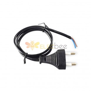 Cable de alimentación de CA estándar europeo, cable de conexión de alimentación IEC 2.5A, ideal para diversas aplicaciones
