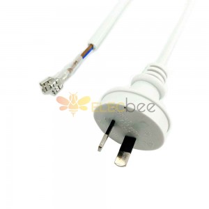 VDE 2 pin 1.0² 2.5A Straight-Head European Standard Lamp Extension Cord - 2.5A European Standard 303 Switch Cord