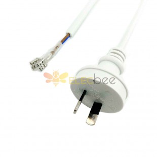 Cable de extensión de lámpara estándar europeo de cabeza recta, 2 pines, 1,0², 2,5 A, VDE - Cable de interruptor estándar europeo 303 de 2,5 A