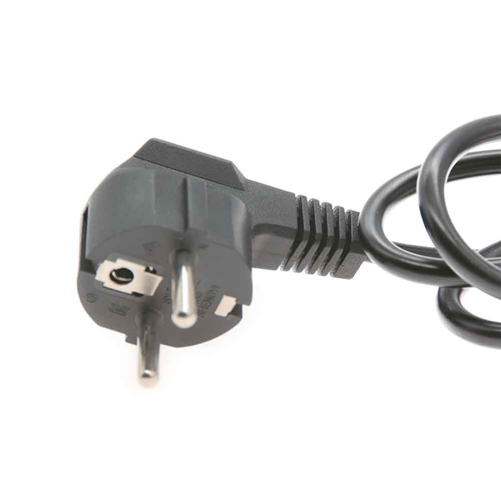 Cable eléctrico europeo del Pin del estándar 3 del VDE con la extensión de la cola de la marca, ideal para los mercados europeos