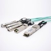 câble optique actif AOC QSFP+ de 40G QSFP+ à l\'émetteur-récepteur de fibre de 4 SFP