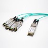 Активный оптический кабельный приемопередатчик AOC 100Gbps QSFP28 до 4 оптических модулей SFP28