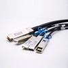 Câble cuivre passif à attache directe DAC 100G QSFP28 à 4 SFP28 Longueur 0,5 M