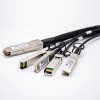 Длина пассивного медного кабеля прямого подключения DAC 1M 40G QSFP+ к приемопередатчику 4 SFP+ Fiber