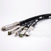 Câble à connexion directe en cuivre passif DAC longueur 1M 40G QSFP+ à 4 émetteur-récepteur à fibre SFP+