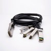 Cable de conexión directa de cobre pasivo DAC Longitud 1M 40G QSFP+ a 4 SFP+ Transceptor de fibra