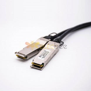 QSFP Cable de cobre pasivo DAC 40G Transceptor de fibra QSFP+ a QSFP Longitud 1M