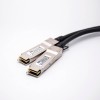 Cable de cobre pasivo QSFP28 DAC 100G QSFP28 a QSFP28 Cable de conexión directa