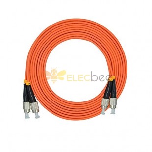 Fiber Optic Cable 62.5/125 FC to FC Duplex OM1 Multimode Jumper Optical Patch Cord 3M