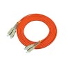 Cable de fibra óptica 62.5/125 SC a SC Duplex OM1 Multimode Jumper Cable de parche óptico 3M