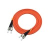 Fibre Optic Cable Connectors Types 3M ST to ST Duplex 62.5 125 OM1 Multimode Jumper Optical Patch Cord