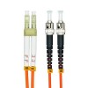 Fiber Optic Cable for TV 3M LC to ST Duplex 62.5/125 OM1 Multimode Jumper Optical Patch Cord