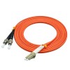 Câble optique en fibre pour TV 3M LC à ST Duplex 62.5/125 OM1 Multimode Jumper Optical Patch Cord
