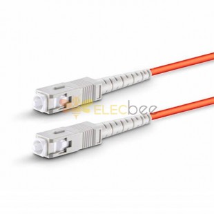 Fiber Optic Cable for TV Audio Simplex 62.5 125 Multimode OM1 SC to SC Fiber Patch Cable 3M