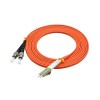 Fabricación de cable de fibra óptica SC a FC Duplex 62.5/125 OM1 Multimode Jumper Cable de parche óptico 3M