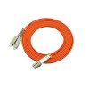 Câble à fibres optiques Multimode LC à SC Duplex 62.5/125 OM1 Jumper Optical Patch Cord 3M