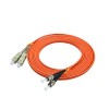 Cable de fibra óptica Al aire libre SC a ST Duplex 62.5 125 OM1 Multimode Jumper Cable de parche óptico 3M