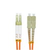 Conjunto de cable de fibra óptica 3Meter LC to SC Duplex 50/125om OM2 Multi-mode Jumper Optical Patch Cord