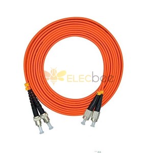 Cámara de cable de fibra óptica 3Meter FC a ST Duplex 50/125 om OM2 Multi-mode Jumper Optical Patch Cord