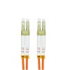 Glasfaserkabel für Internetverbindung 3Meter LC zu LC Duplex 50/125渭m OM2 Multimode Jumper Optisches Patchkabel