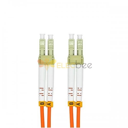Câble à fibre optique pour connexion Internet 3Meter LC à LC Duplex 50/125渭m OM2 Multi-mode Jumper Optical Patch Cord